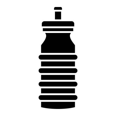 Su şişesi ikonu. Web için bira karıştırıcı vektör simgelerinin basit çizimi