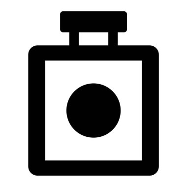 Parfüm. Web simgesi vektör illüstrasyonu