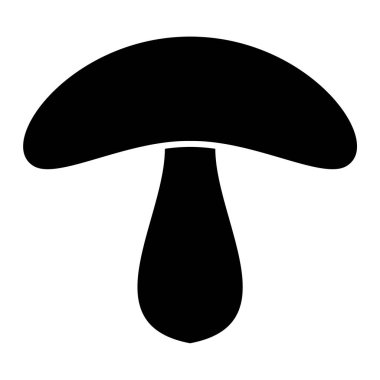 Mantar. Web simgesi basit tasarım