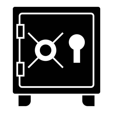 Güvenli vektör simgesi modern basit illüstrasyon