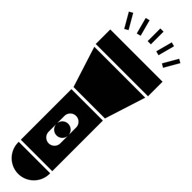 el feneri. Web simgesi basit illüstrasyon