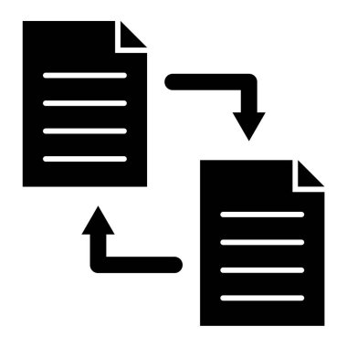 dosya belgesi. Vektör illüstrasyonu