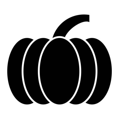 Cadılar Bayramı Balkabağı ikonu, vektör illüstrasyonu