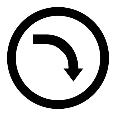 Yenile. Web simgesi basit illüstrasyon