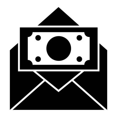 Para için. Web simgesi basit illüstrasyon