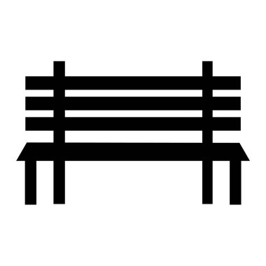 Yedek kulübesi Web simgesi basit illüstrasyon