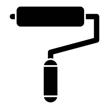 Boya silindiri ikonu. vektör illüstrasyonu