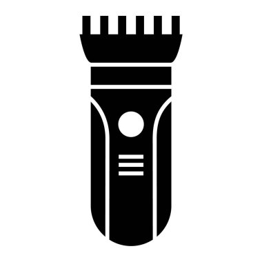 Elektrikli tıraş ikonu. Web için basit fırça vektör simgeleri çizimi