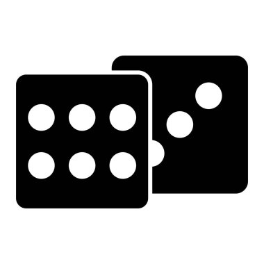 zar. Web simgesi basit tasarım