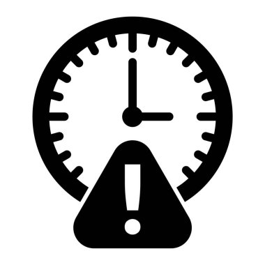 Saat simgesi. Web için kronometre vektör simgelerinin basit çizimi