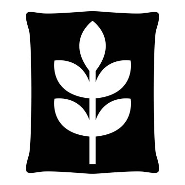 Bitkinin tek izole edilmiş ikonunun vektör çizimi