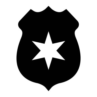 kalkan ikon vektör illüstrasyonu