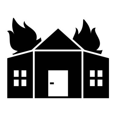 Ev. Web simgesi basit illüstrasyon