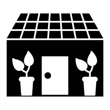 Bitki. Web simgesi basit tasarım