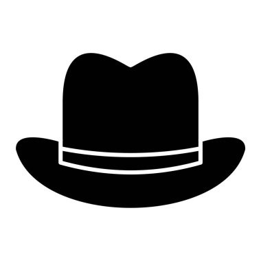 Şapka. Web simgesi basit illüstrasyon