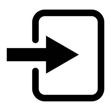 Ok. Web simgesi basit illüstrasyon