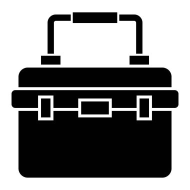 Çanta. Web simgesi basit illüstrasyon