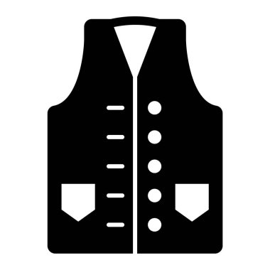 moda ceket vektör simgesi