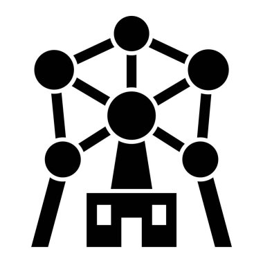 Bilim ve teknoloji çizgisi simgesi