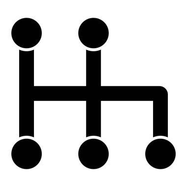 hiyerarşi. Web simgesi basit illüstrasyon