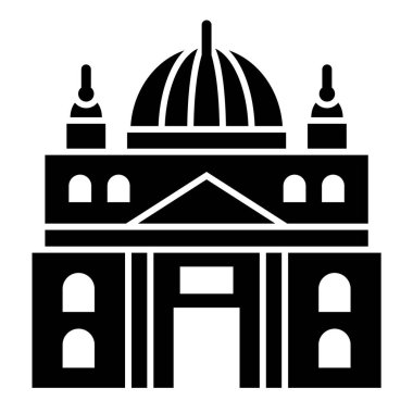 Cami. Web simgesi basit illüstrasyon