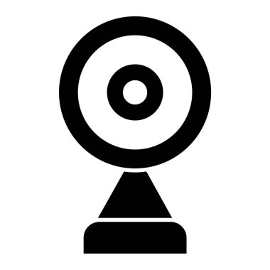 Web kamerası. Web simgesi basit illüstrasyon