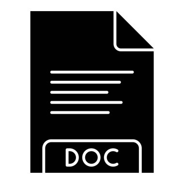 dosya biçimi simgesi, vektör illüstrasyonu