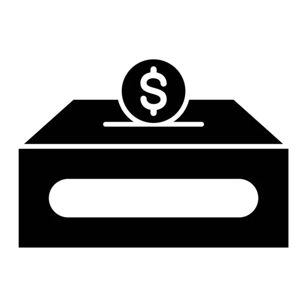 Dinero Icono Vector Ilustración — Vector de stock