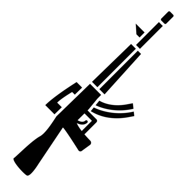 Ilustrasi Vektor Ikon Senjata - Stok Vektor