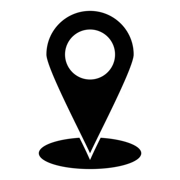Location Pin Einfache Illustration — Stockvektor