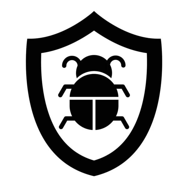 Shield Bug Icon Vector Illustration — Image vectorielle