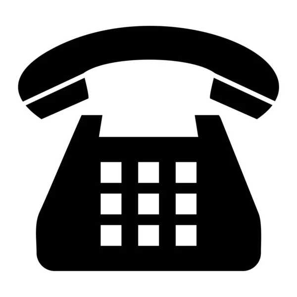 Telephone Web Icon Simple Illustration — Stock Vector