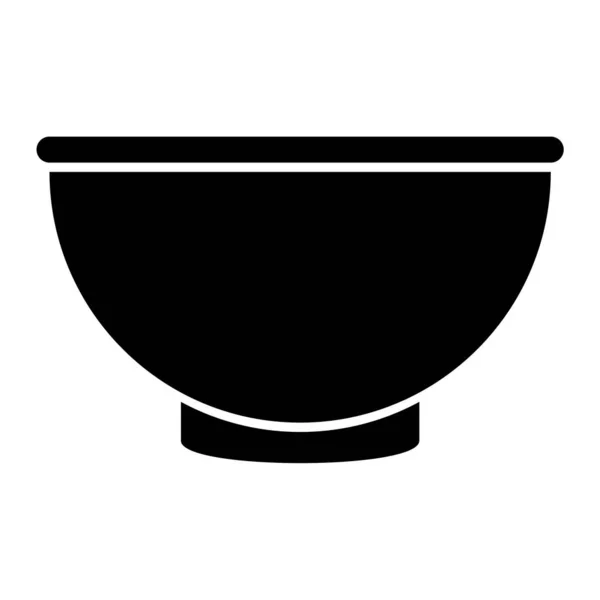 Bowl Web Icon Simple Design — Stock Vector