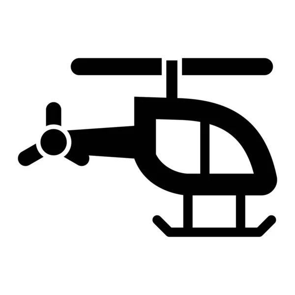 Helicopter Web Icon Simple Illustration — Stock Vector