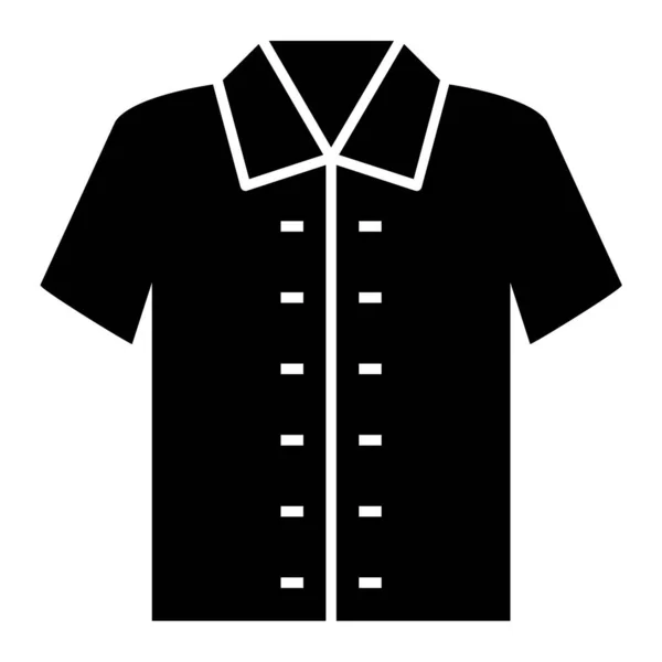 Camisa Ilustração Vetor Ícone Web —  Vetores de Stock
