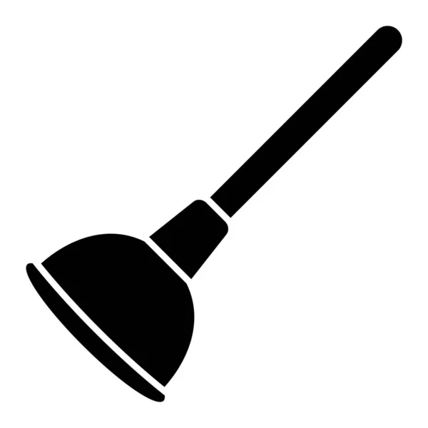 Broom Brush Icon Simple Illustration Cleaning Mop Vector Icons Web — стоковый вектор