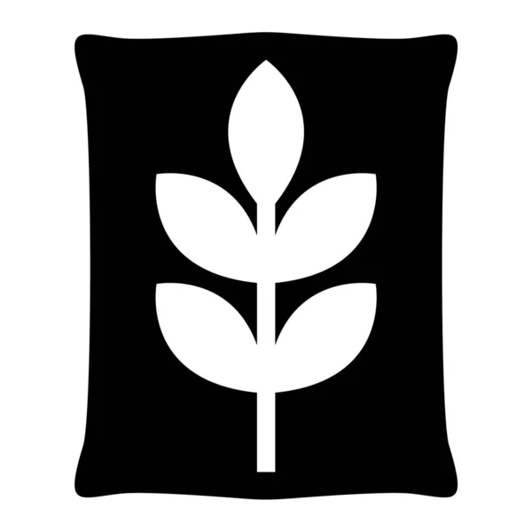 Vectorillustratie Van Één Geïsoleerd Pictogram Van Plant — Stockvector