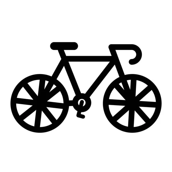 Icono Bicicleta Vector Ilustración — Archivo Imágenes Vectoriales