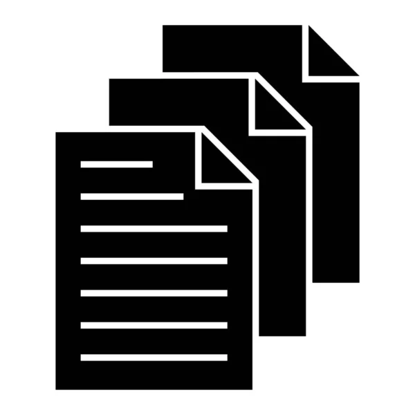 Documento Del File Design Semplice — Vettoriale Stock