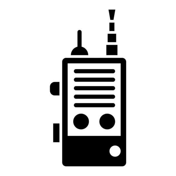 Radio Icon Vektor Illustration — Stockvektor