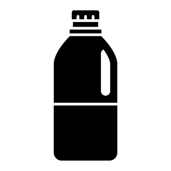 Water Bottle Icon Flat Design — Stockový vektor