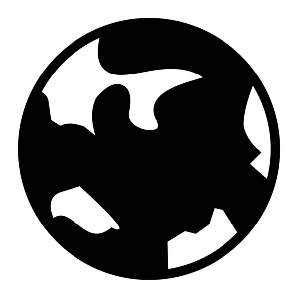 Planeten Web Symbol Einfache Illustration — Stockvektor