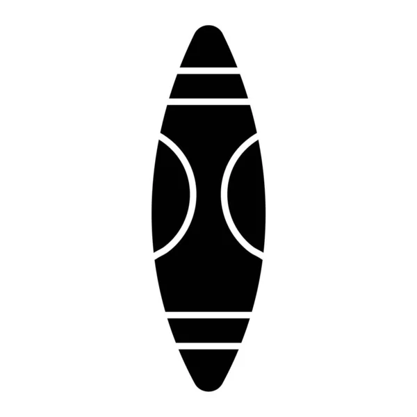 Icône Planche Surf Vectoriel Illustration Design — Image vectorielle
