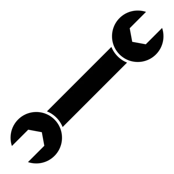 Wrench Icon Simple Design — Vettoriale Stock