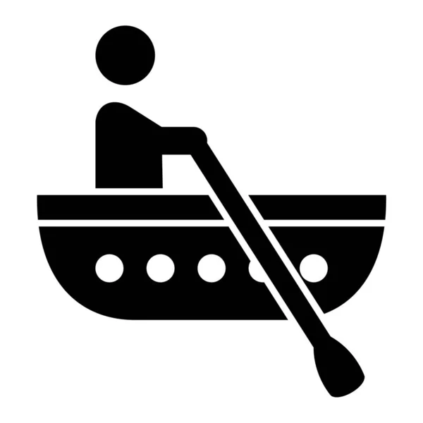 Kayak Web Icon Simple Design — Stock Vector