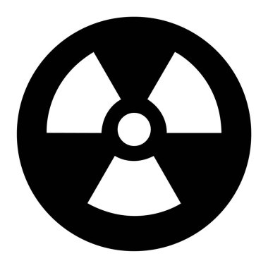 radyasyon işareti. vektör çizim