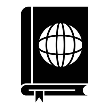 kitap simgesi, vektör illüstrasyonu