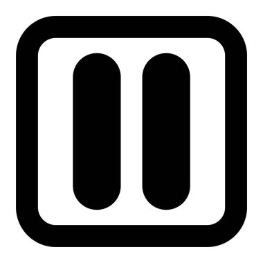 Dur. Web simgesi basit illüstrasyon