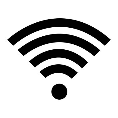 wifi simgesi vektör illüstrasyonu