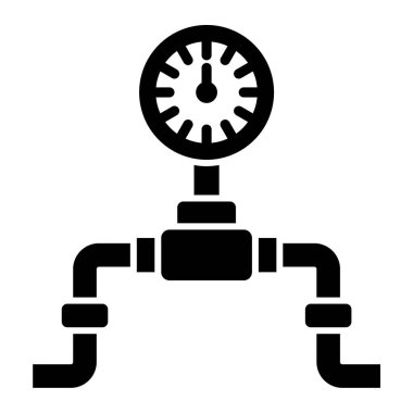 Benzin deposu ikonu. Web tasarımı için su pompası vektör simgelerinin özet çizimi